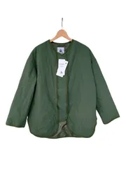 ルコックスポルティフ◆レディース キルトステッチ 中綿コート アウター カーキ M