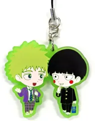 【中古】雑貨 影山茂夫＆花沢輝気 「モブサイコ100 III エクボがいっぱいカプセルラバーストラップ」