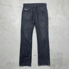 00年代  DIESEL ディーゼル ブラックデニムパンツ ストレート メンズW32 