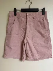 UNIQLO(ユニクロ) コーデュロイ ファティーグ ショートパンツ ピンク S