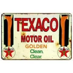 激レアTexaco Valor Motor Oil 2ガロン缶