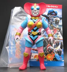 3点レインボーマンと電波人間と 人造人間・キカイダー ソフビ人形 透明版