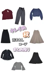 キレイめ 秋の着回しコーデ 超お得な アソート 8着