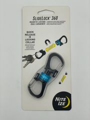 NITEIZE(ナイトアイズ) 360° マグネット スライドロックカラビナー カラー：ブルー　No.70