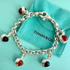 希少品 Tiffany カーネリアン ブレスレット 約8-8.3mm SV925 - メルカリ