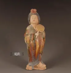 置物　陶器　唐三彩女性俑　インテリア　古美術品 楽天市場】骨董○唐三彩美人俑○中国古玩 | 唐時代-8世紀頃