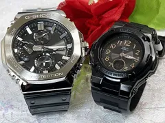 ペアウォッチ g-ショック 恋人たちのGショックペアウォッチ人気  婚約 夫婦 高級 クリスマス プレゼント おすすめ G-SHOCK BABY-G  カシオ 2本セット 電波ソーラー GMC-B2100Y-1AJFBGA-1100DC-1AJF  手書きのメ