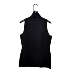 [Meito] Gucci Sleeveless Knit Top, Size L, Black, 681132, Women's Apparel, Women's Clothing