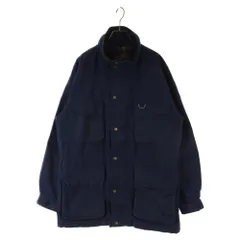 Eddie Bauer (エディバウワー) 80s～90s 黒タグ ブランケット裏地マウンテンジャケット ネイビーのサムネイル