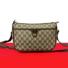 極 美品 GUCCI グッチ オールドグッチ ヴィンテージ シェリーライン GG