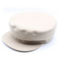 HERMES (エルメス) セリエ キャスケット ホワイト カシミヤ 帽子 #57  