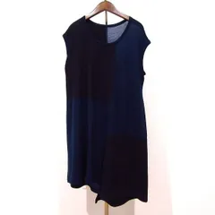 #wnc ワイズ ヨウジヤマモト Y's YohjiYamamoto チュニック 2 紺 黒 ニット 半袖 レディース [909620]のサムネイル