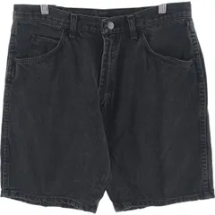古着 90年代 ラングラー Wrangler ブラックデニムショーツ ショートパンツ USA製 メンズw34相当 ヴィンテージ/eaa417665