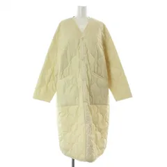 ハイク HYKE QUILTED LINER COAT キルティングライナーコート 中綿 ノーカラー ロング丈 ナイロン 2 M アイボリー 222-17358 /BBのサムネイル