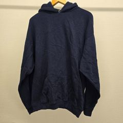 TULTEX タルテックス プルオーバーパーカー XL 黒 ネイビー ヴィンテージ メンズ 古着 M-C-421