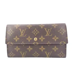 【中古】LOUIS VUITTON ルイ・ヴィトン ポルトトレゾール・インターナショナル  M61215 モノグラム･キャンバス ブラウン レディース 財布 25015359 RD