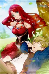【中古】タペストリー クラウス＆マチルダ 描き下ろしB2タペストリー 「PS5/Switchソフト ワイズマンズワールド リトライ」 ソフマップ購入特典