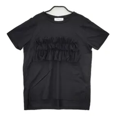 HERENCIA チュールフリルドッキングカットソー 定価12100円 半袖Ｔシャツ カットソー ブラック レディース ヘレンチア【中古】5-0706S∞のサムネイル