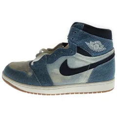 NIKE (ナイキ) AIR JORDAN 1 RETRO HIGH OG DENIM エア ジョーダン 1 レトロ デニム ハイカットスニーカー インディゴ US9.5/27.5cm FQ2947-100