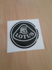 海外　LOTUS ロータス BLACK ブラック 55mm  3D  ステッカー
