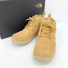 THE NORTH FACE Nuptse Chukka Suede ヌプシ チャッカ スエード ブーツ シューズ NF02373 箱付き 防寒 中綿 ノースフェイス 靴 DF14430■