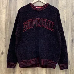 【極美品】 Supreme Contrast Arc Sweater 黒 L Supreme Contrast Logo Sweater (SS25) - $158