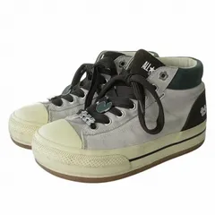 ttt msw × ALL STAR ハイカットスニーカー グレー/グリーン ttt msw × ALL STAR ハイカットスニーカー グレー/グリーン
