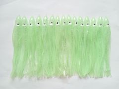 タコベイト 大 20cm 12g 夜光 蓄光モデル 15個セット イカ スカート ソフトルアー 疑似餌 ロックフィッシュ 深海釣り 根魚 マダイ クエ カツオ マグロ シイラ トローリング 中深海 サワラ キンメダイ ヒラメ マゴチ メダイ アカムツ ノドグロ