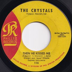 Crystals Then He Kissed Me / Brother Julius Philles US 115 211759 ROCK POP ロック ポップ レコード 7インチ 45