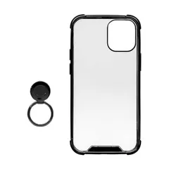 【 新品 未開封 】 OWLTECH ｉＰｈｏｎｅ １２ ｍｉｎｉ ５．４インチ対応 リング付ハイブリッド耐衝撃ケース ブラック OWL-CVIC5407-BK 未使用 送料無料のサムネイル