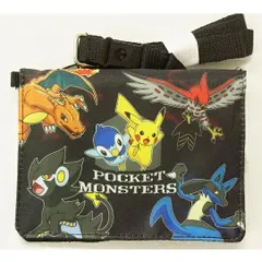 ポケットモンスター　ポケモン マルチポケット　ポケモン ウォレット　移動ポケット　ショルダー付き ブラック　新品
