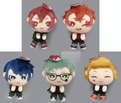 【中古】雑貨 全5種セット ＆ you モアプラス運動着キーチェーンマスコット“ハーツラビュル寮” 「ディズニー ツイステッドワンダーランド」