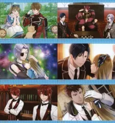 【中古】キャラカード [単品] 集合 2L判ブロマイド6種セット 「Switchソフト スペードの国のアリス ～Wonderful Black World～ ebtenDXパック＋White缶バッジセット＋ちびキャラ缶バッジセット」 同梱特典