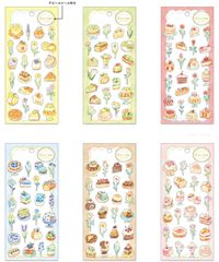 シール セボンステッカー miw_82164_82169set 全6柄セット c`est bon sticker シートシール ステッカー マインドウェイブ mindwave ステッカー  マインドウェイブシール 可愛いシール