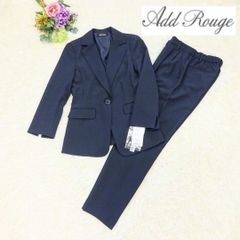 【新品タグつき】Add Rouge アッドルージュ 　パンツスーツ　ネイビービジネス　リクルートスーツ　5AR58