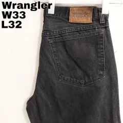 Wrangler ラングラー W33 ブラックデニム ボトム 黒 13498 ユーズド USED 中古 レトロ メンズ レディース 一点物 アメカジ 古着