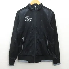 H■フィラ/FILA GOLF 裏フリース フルジップゴルフジャケット【M】黒/MENS■115【中古】