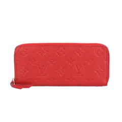 ルイヴィトン ポルトフォイユクレマンス モノグラムアンプラント 長財布 モノグラムアンプラント M61701 レディース  LOUIS VUITTON  中古 ルイヴィトン  ルイ ヴィトン