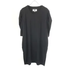 MM6 エムエムシックス 20AW レーヨンストレッチドレスワンピース S52CT0557 S22600 ブラック Sのサムネイル