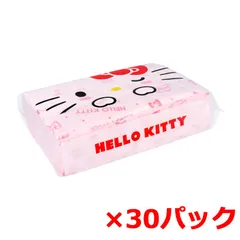 ハヤシ商事 ハローキティ キュートピンク ソフトパックティッシュ 100組200枚 X30パック
