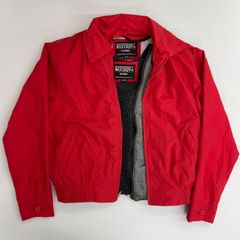 【50S復刻】映画 理由なき反抗 ジェームズ ディーン モデル/MAXCADYs マックスケイディ ナイロン アンチフリーズ/スイングトップ スウィングトップ トップス ジャケット/レッド系/サイズ：M/38/ 服飾 (70-2025-0428-KO-003)