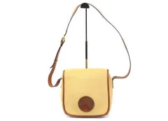 80s-90s/Vintage★LANCEL/ランセル★ショルダーバッグ/スナップボタン/レザー/ブラウン◆XA1