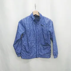 ◇ ⊇ PUMA プーマ キッズ 長袖 トラックジャケット サイズ140 ブルー 男の子 E  【1502180050329】