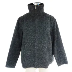 エディーバウアー EDDIE BAUER ジャケット ジップアップ スタンドカラー 長袖 ウール 無地 M グレー アウター /BTのサムネイル