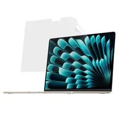 【在庫処分】15.3 2025 M4 Air / M3 / M2チップ 用 フィルム MacBook ブルーライトカット 保護フィルム 指紋防止 抗菌 超透明