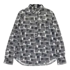 サイズ：0 PEARLY GATES パーリーゲイツ 055-0261004 長袖ポロシャツ 総柄 ホワイト系 [240101331920] ゴルフウェア レディース ストスト