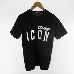 DSQUARED2 ディースクエアード 「LOVE」刺繍ブラックTシャツ - メルカリ