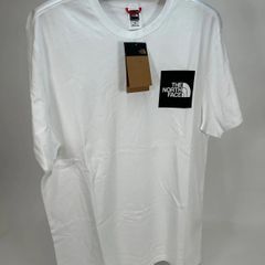 未使用【THE NORTH FACE ザ ノースフェイス】メンズ Tシャツ L トップス クルーネック ホワイト 白 半袖