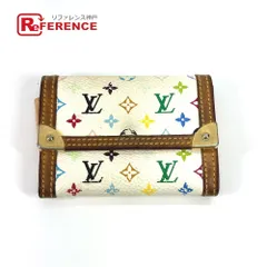 LOUIS VUITTON ルイヴィトン コインケース ポルトモネ・プラ M92657 モノグラムマルチカラーキャンバス ブロン ホワイト