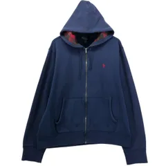 古着 ラルフローレン Ralph Lauren POLO by Ralph Lauren スウェットフルジップパーカー メンズXL相当/eaa575448